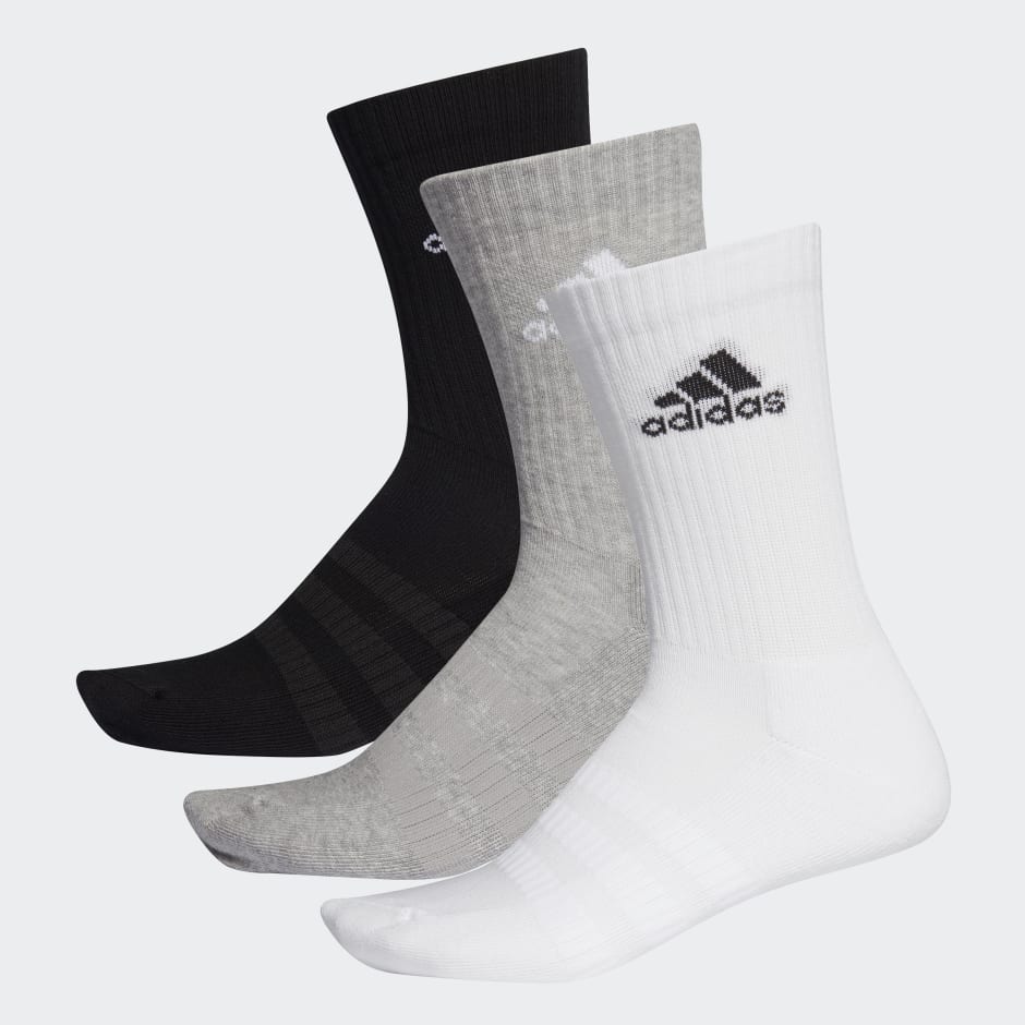 CUSHIONED CREW SOCKS image number null