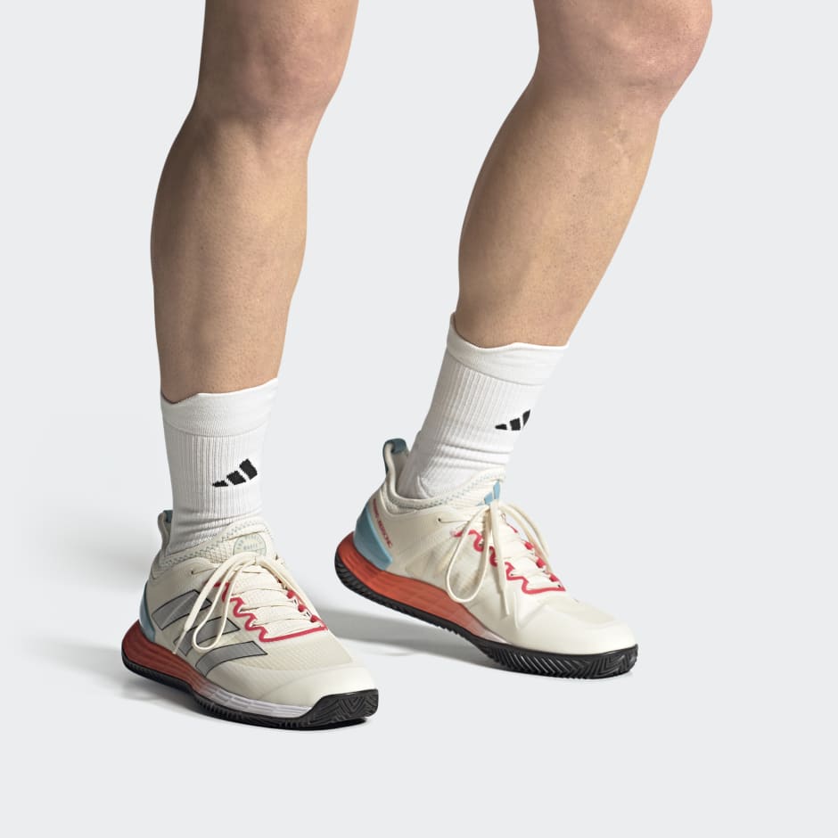 Men's - adizero Ubersonic 4 Clay Court Tennis Shoes - White adidas Oman