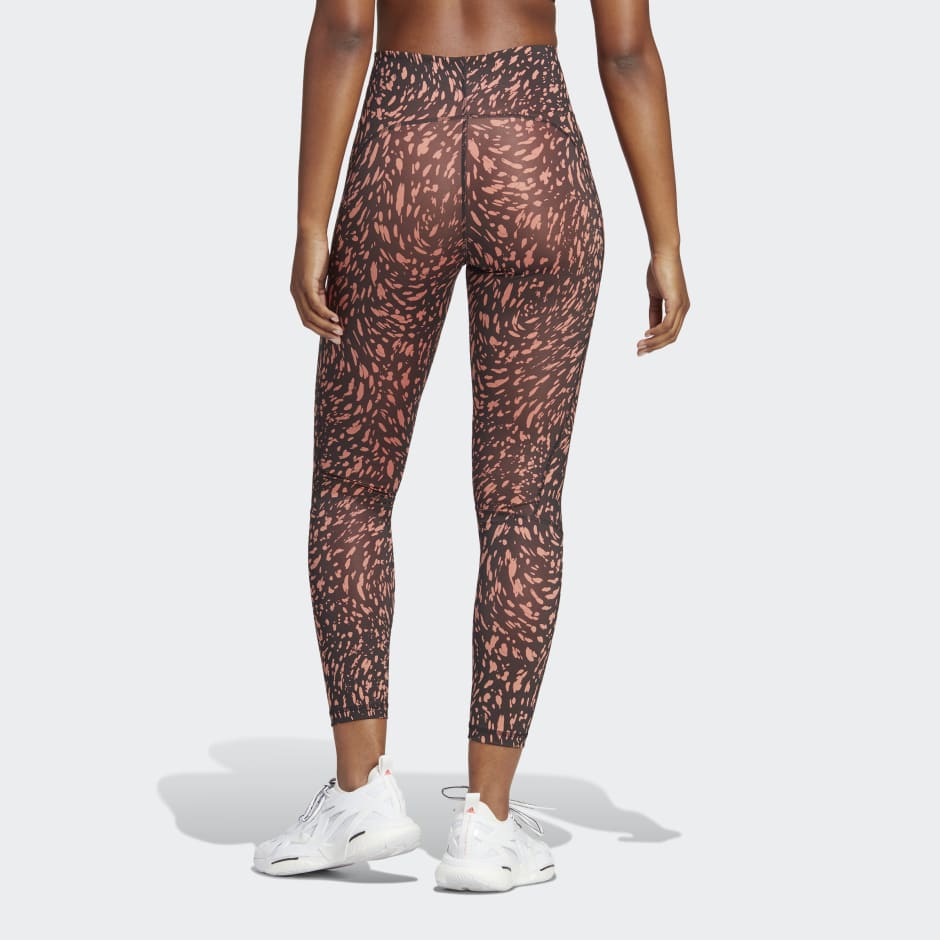 ADIDAS BY STELLA MCCARTNEY, Truepace Abstract Performance Tights, Women, Clear Onix/M