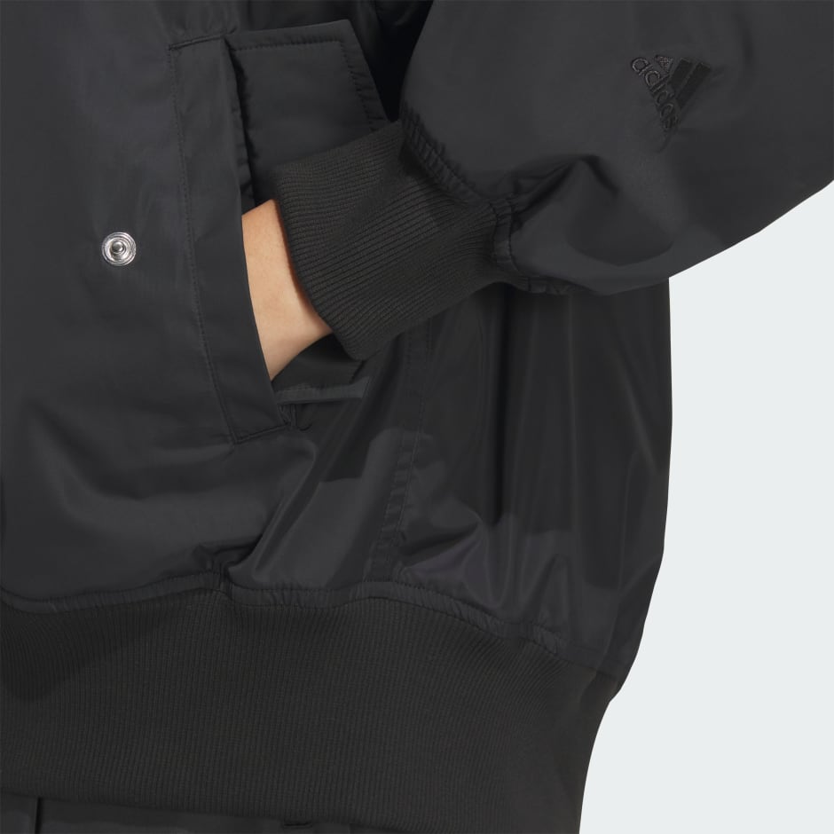 Collegiate Loose Fit Bomber Jacket