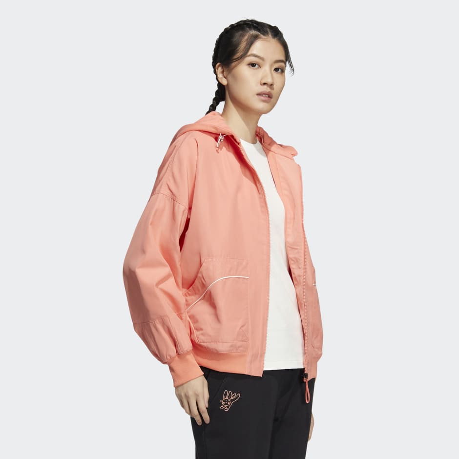 Orange 2025 adidas coat