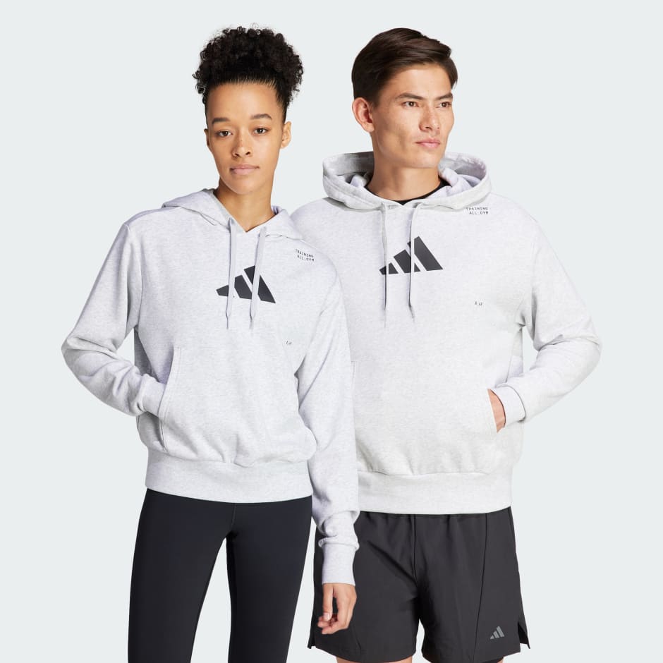 Clothing - All-Gym Category Pump Cover Hoodie - Grey | adidas South Africa