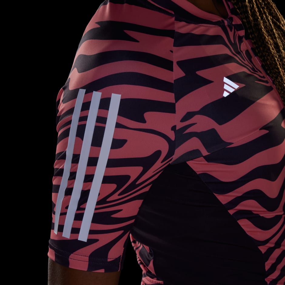 Essentials 3-Stripes Fast Zebra Cycling Jersey