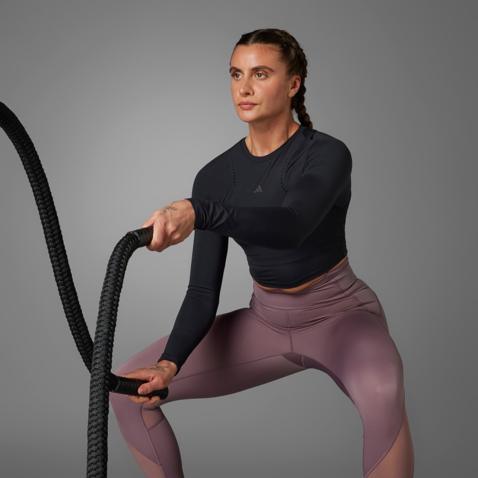 HIIT CROP LS T