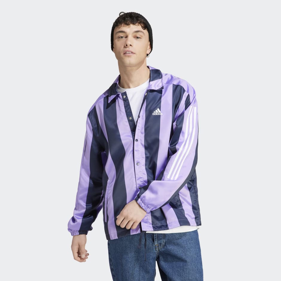 Adidas purple jacket store mens