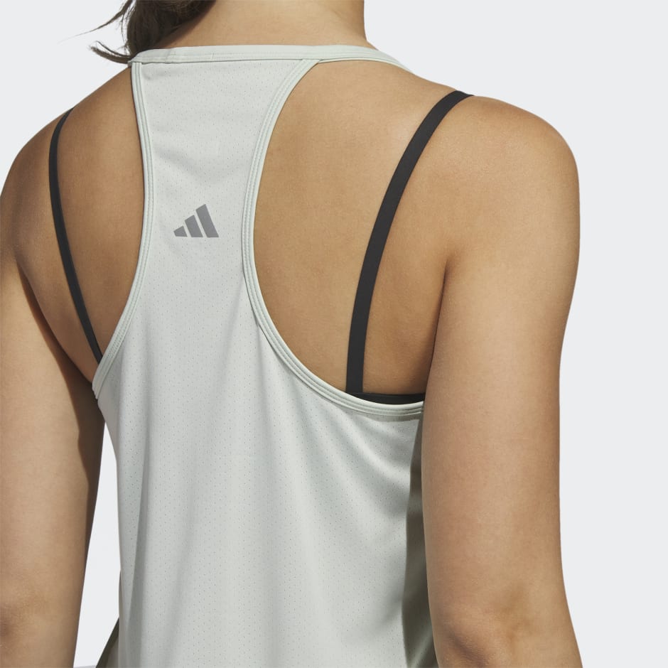 Estado Autor República adidas Run for the Oceans Tank Top - Green | adidas OM