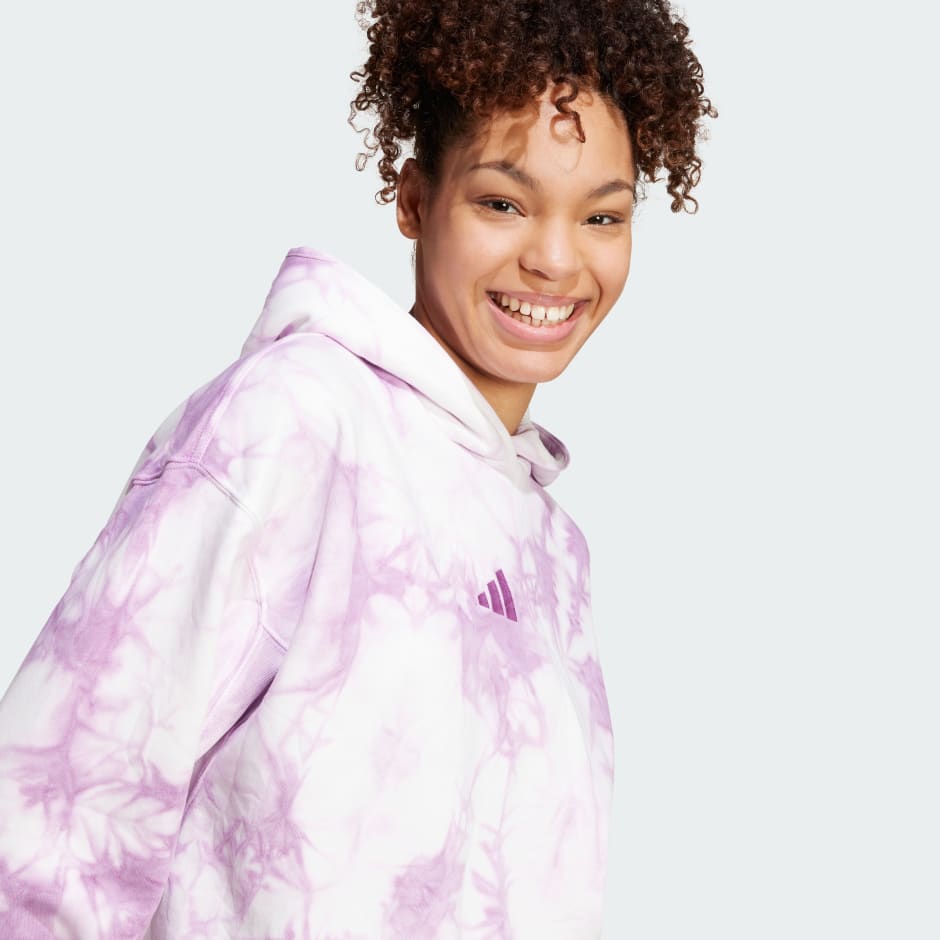 ALL SZN Fleece Tie-Dye Loose Hoodie