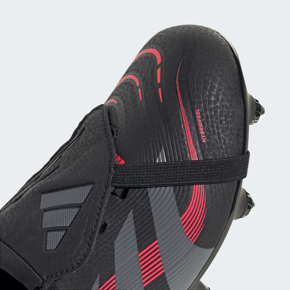 Ghete Predator League de teren moale, cu limbă pliabilă, pentru copii