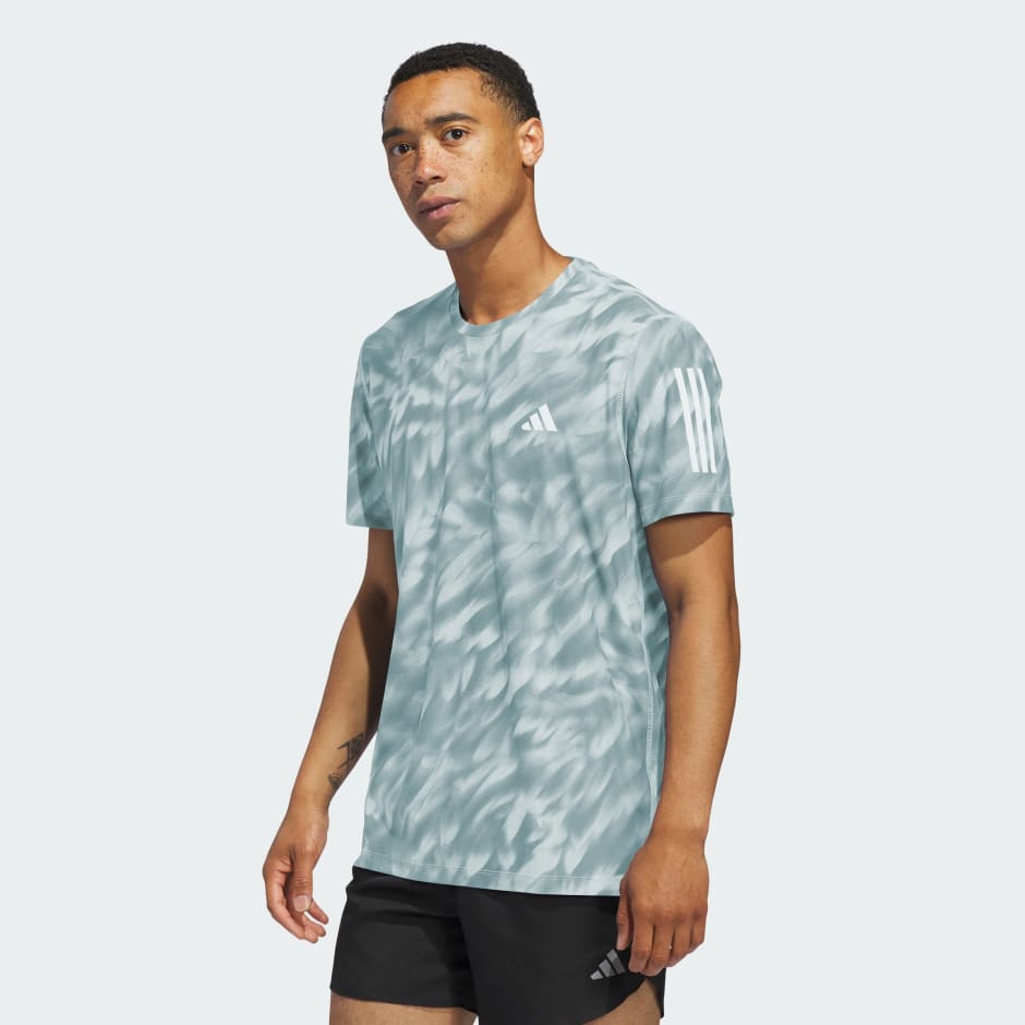 Own The Run Allover Print Tee