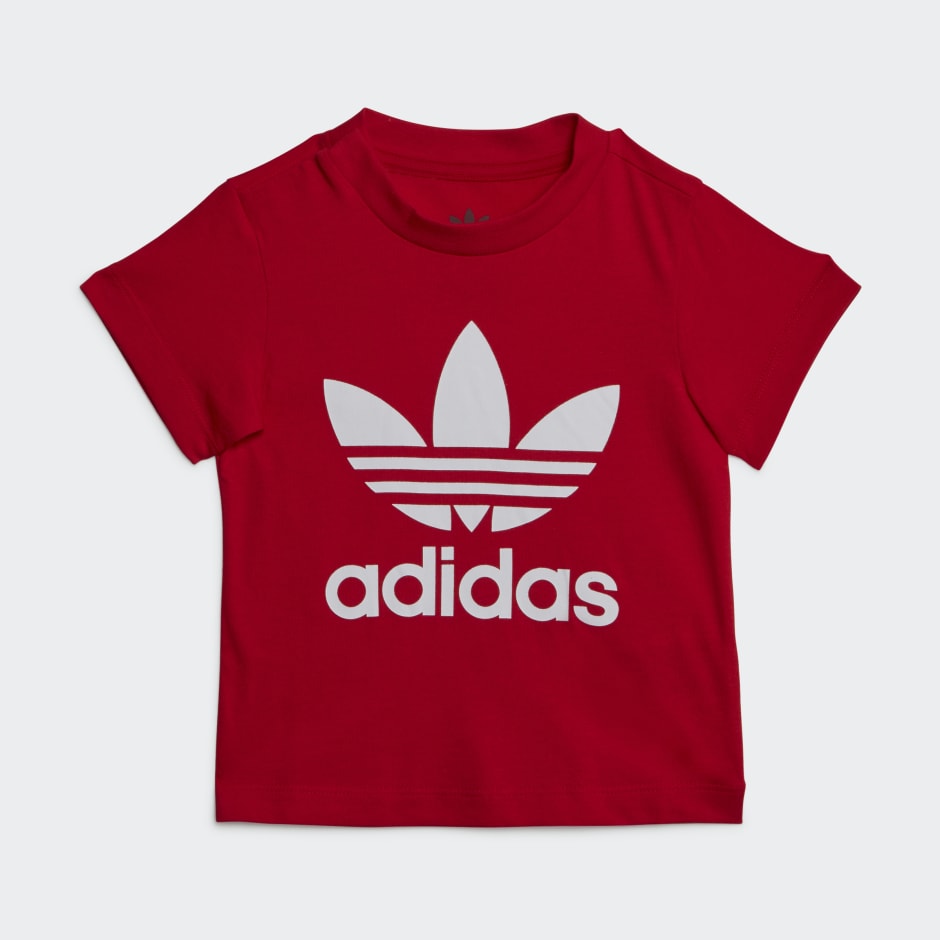 adidas Trefoil Tee - Red | adidas UAE