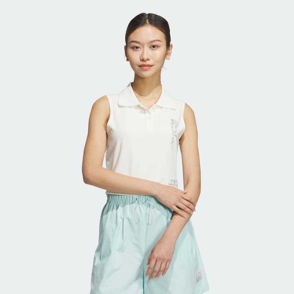 Adidas Graphic Sleeveless Polo Shirt