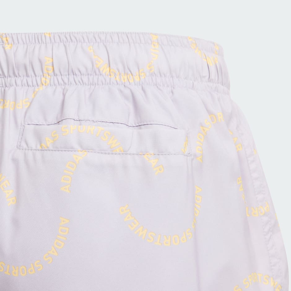 شورت سباحة للأطفال Sportswear Wave Print CLX