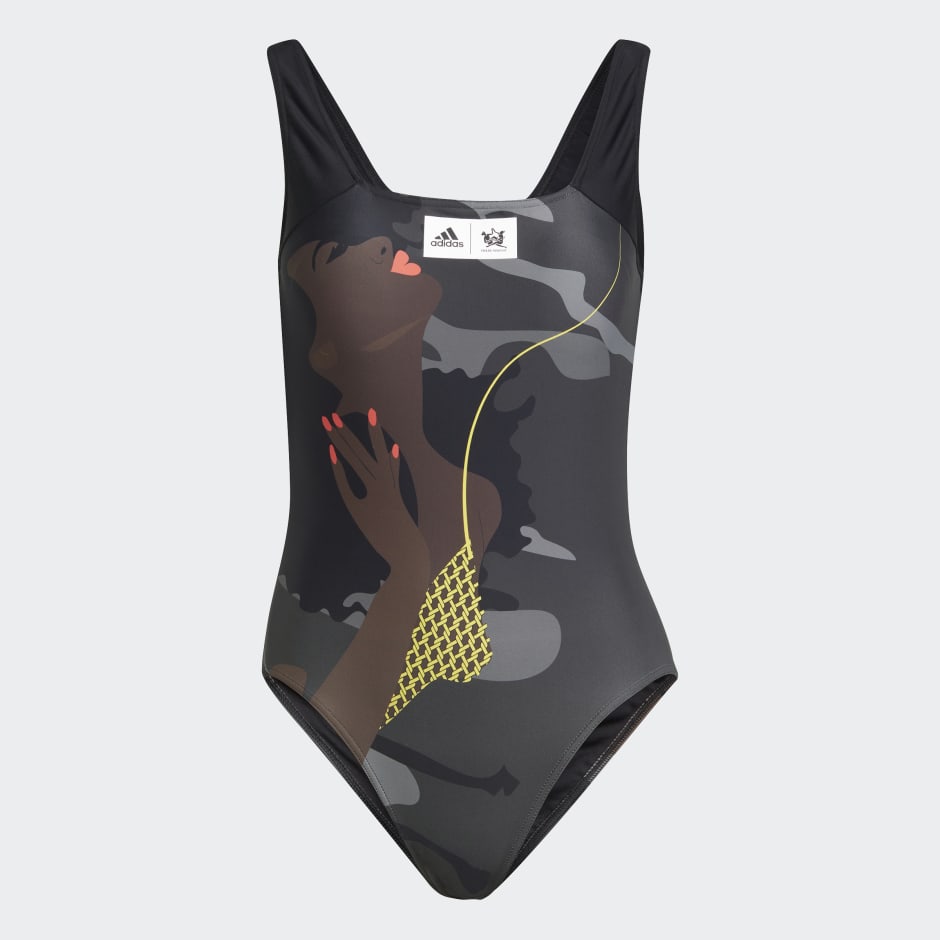 adidas Thebe Magugu Swimsuit - Grey | adidas SA