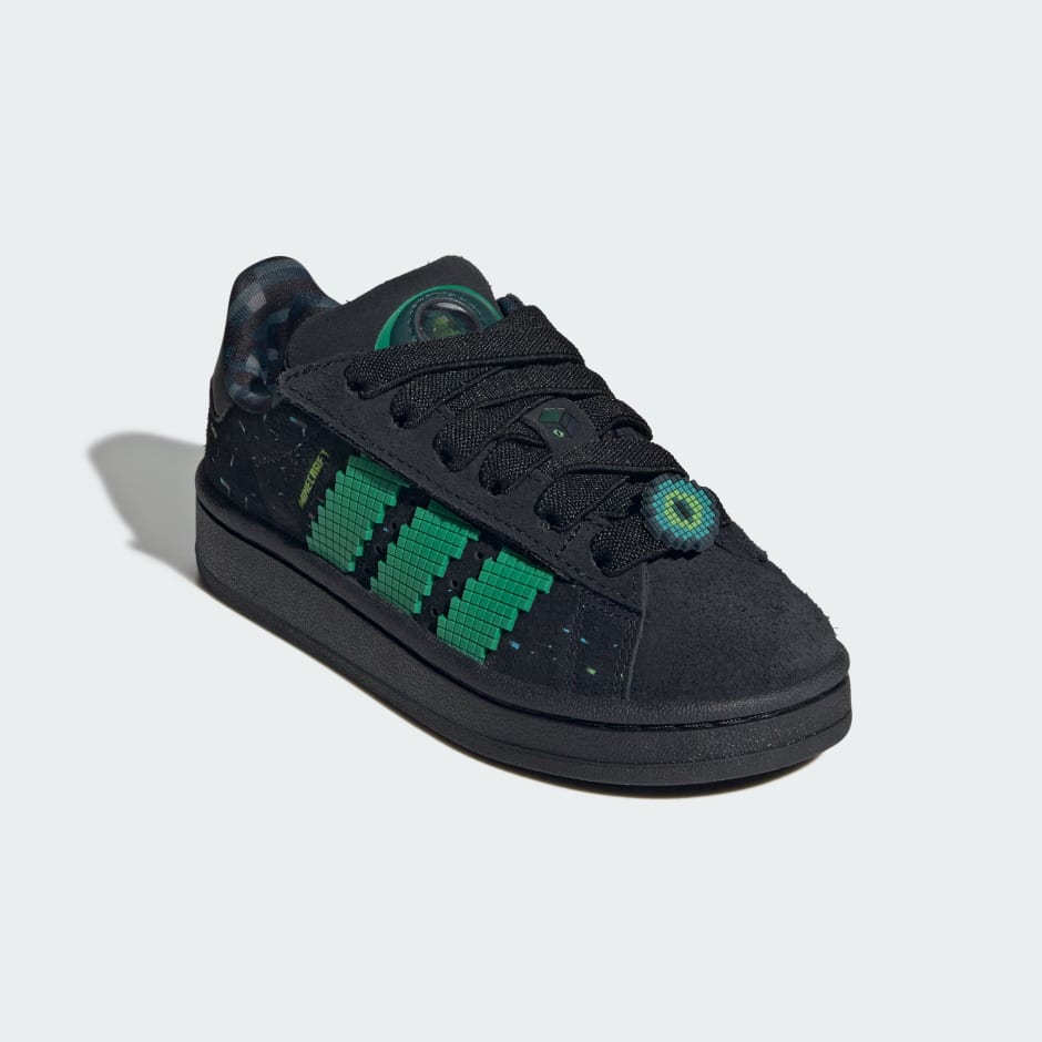 ADIDAS MINECRAFT CAMPUS 00s COMFORT CLOSURE ELASTIC LACE SHOES