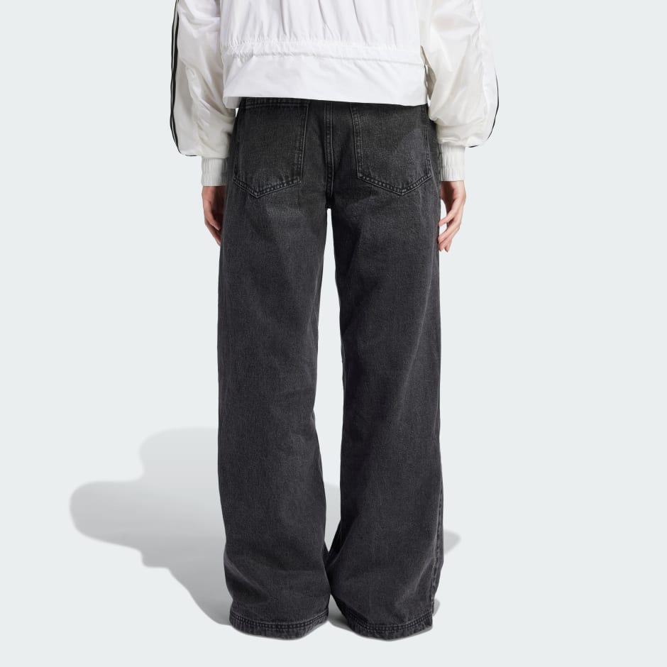 Adilenium Season 3 Zip Washed Denim Pants - Black | adidas