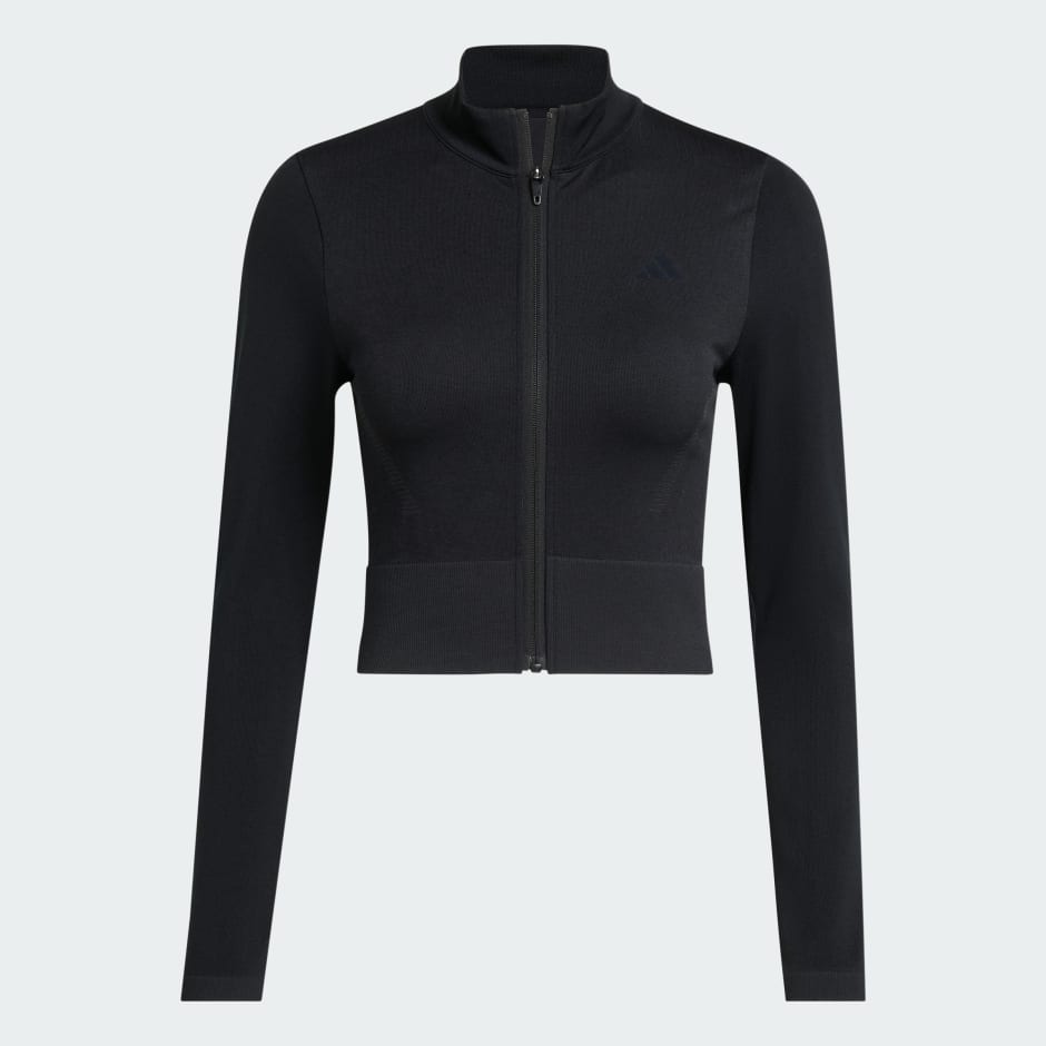 Workout Essentials Full-Zip Knit Jacket
