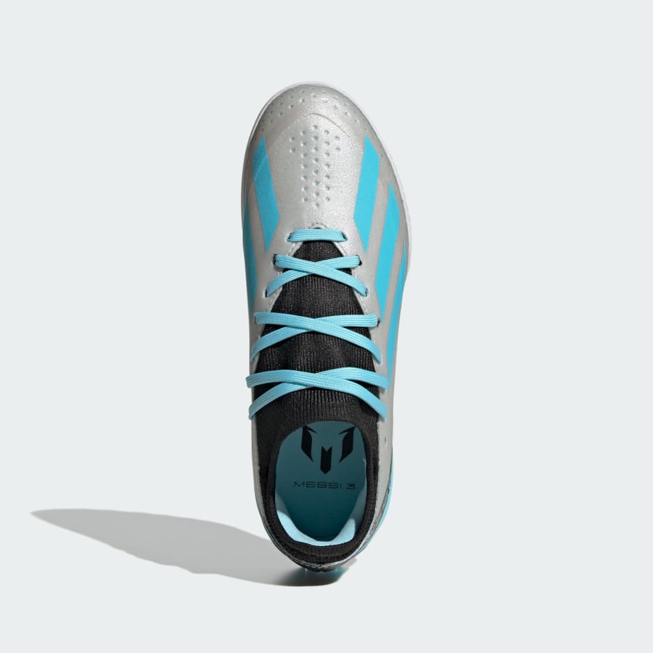 adidas X Crazyfast Messi.3 Turf Boots - Silver | adidas UAE