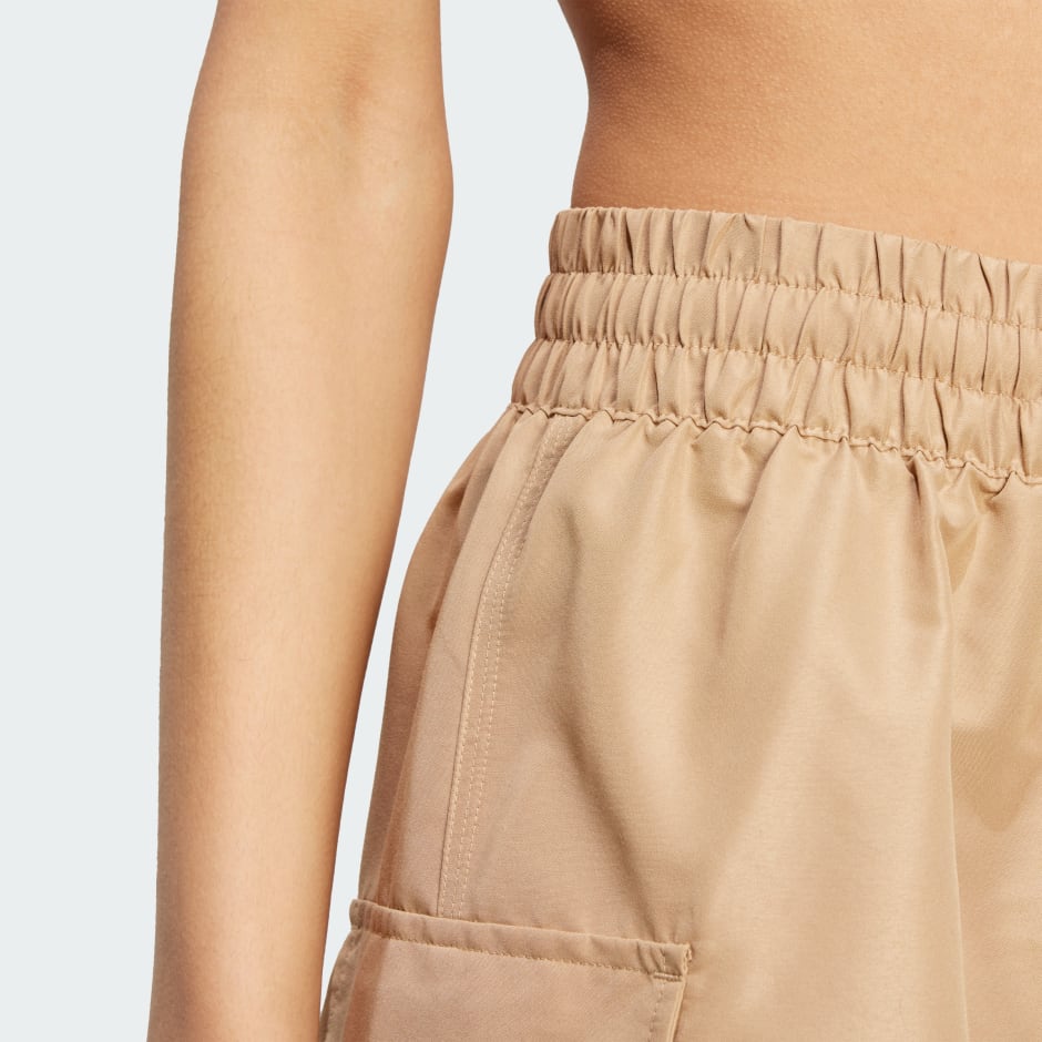 מכנסי דגמ"ח קצרים Essentials Woven High-Waist