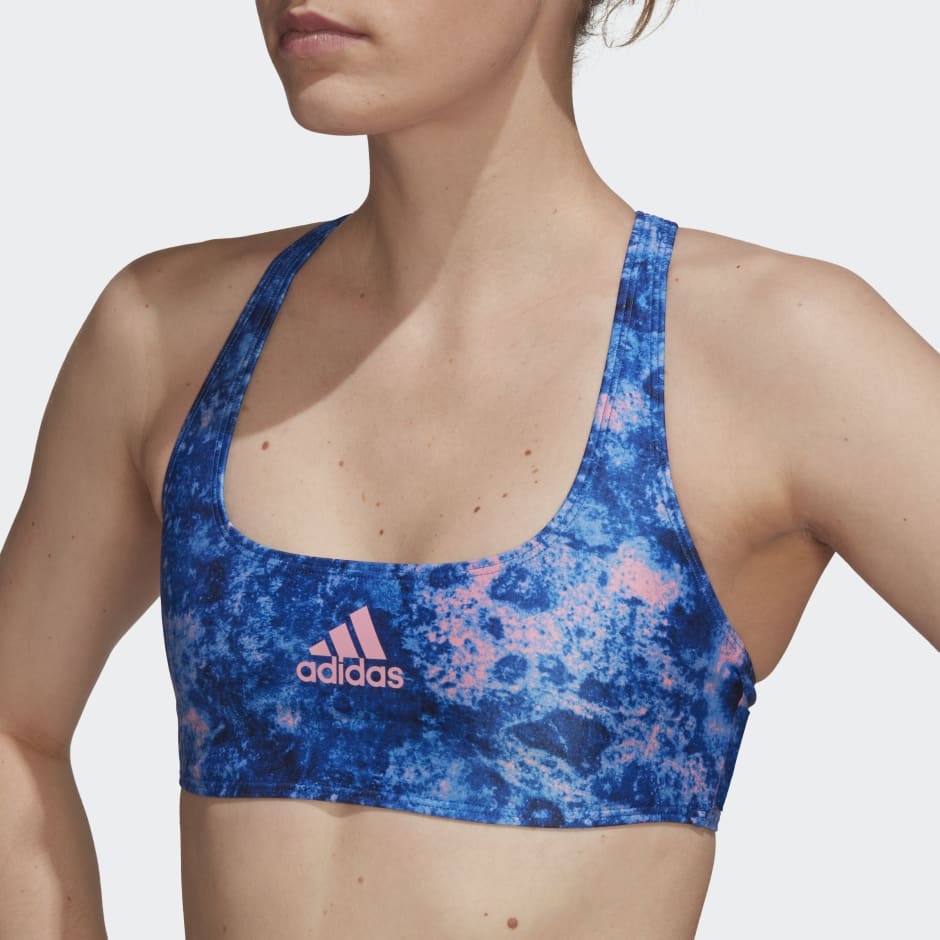 Dejar abajo conducir Sofisticado Women's Clothing - Melting Salt Bikini Set - Blue | adidas Oman