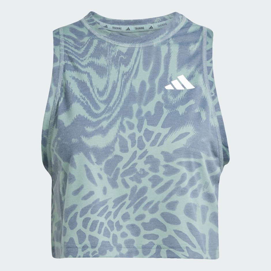 Train Essentials Allover Print Workout Tank Top