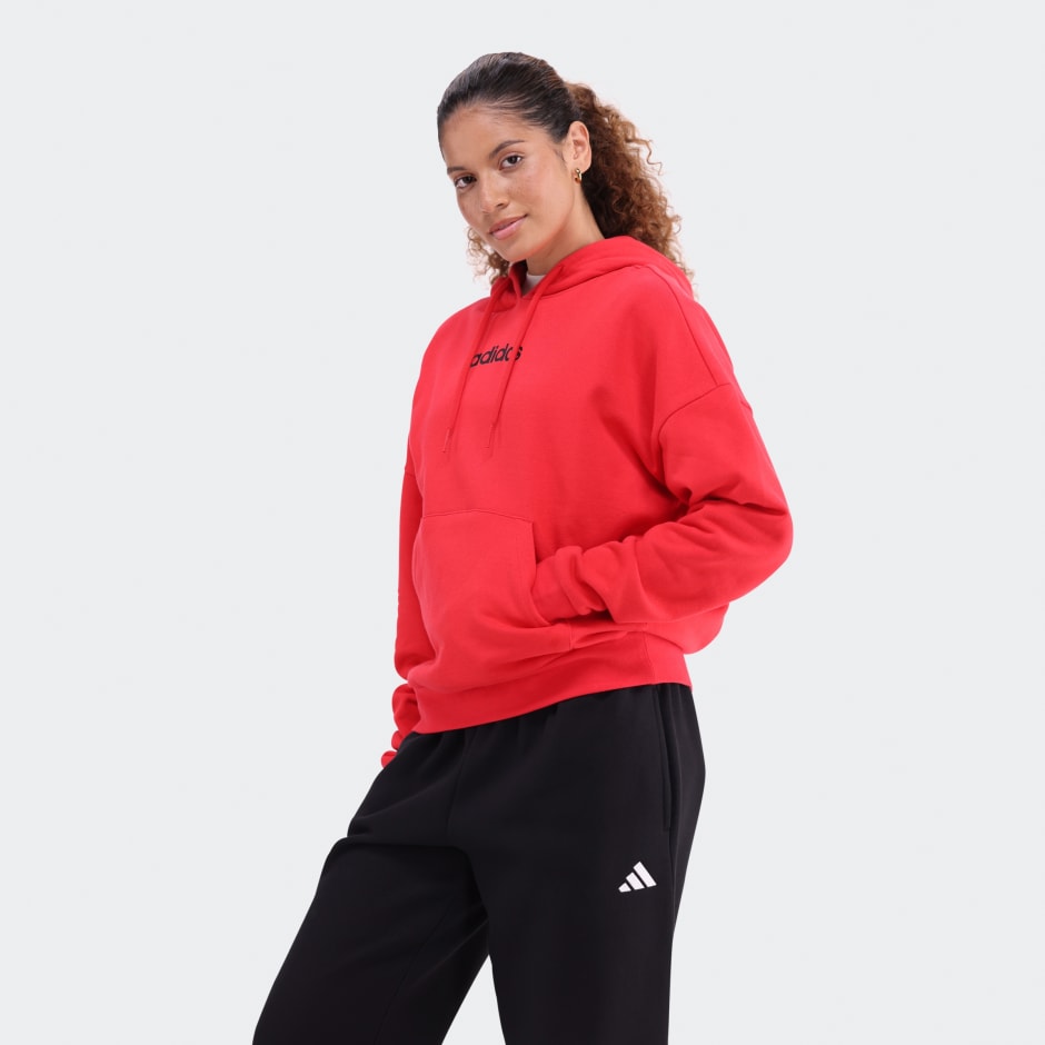 Essentials Linear Fleece Hoodie