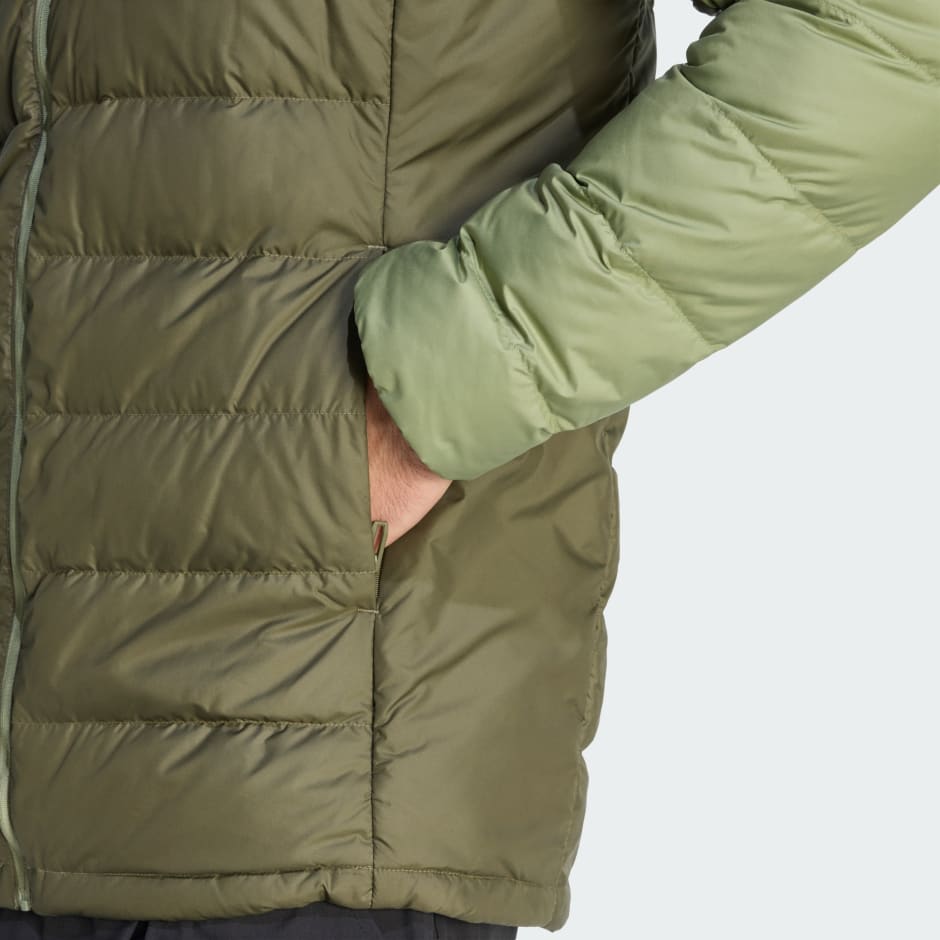 Jakna s kapuljačom Terrex Multi Light Down CLIMAWARM