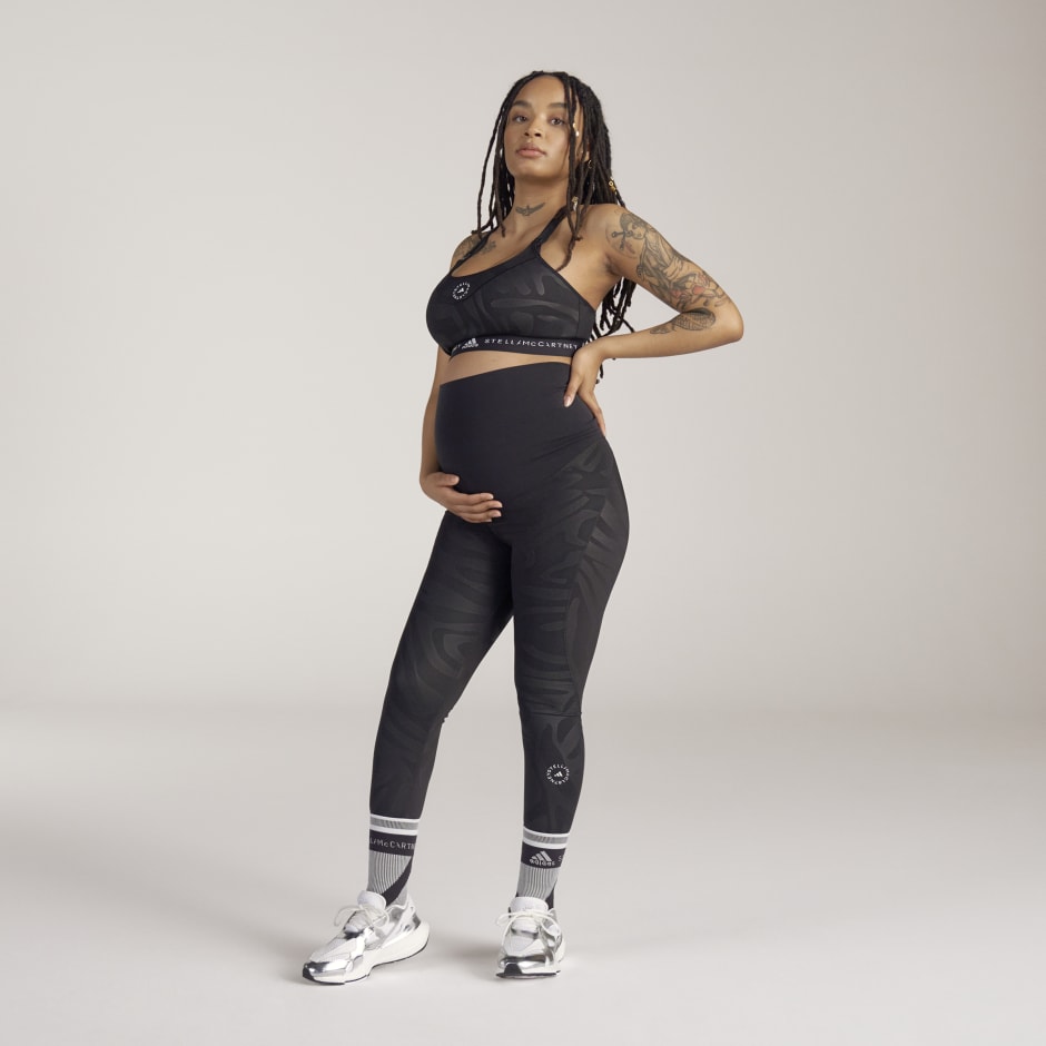 Black Pregnancy Workout Leggings