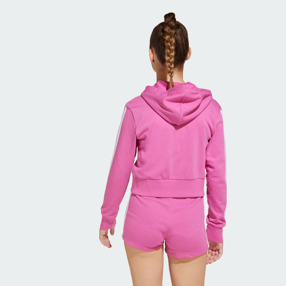 جاكيت بقبعة للفتيات Essentials