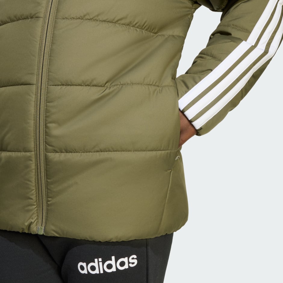 Dječja podstavljena jakna Essentials 3-Stripes