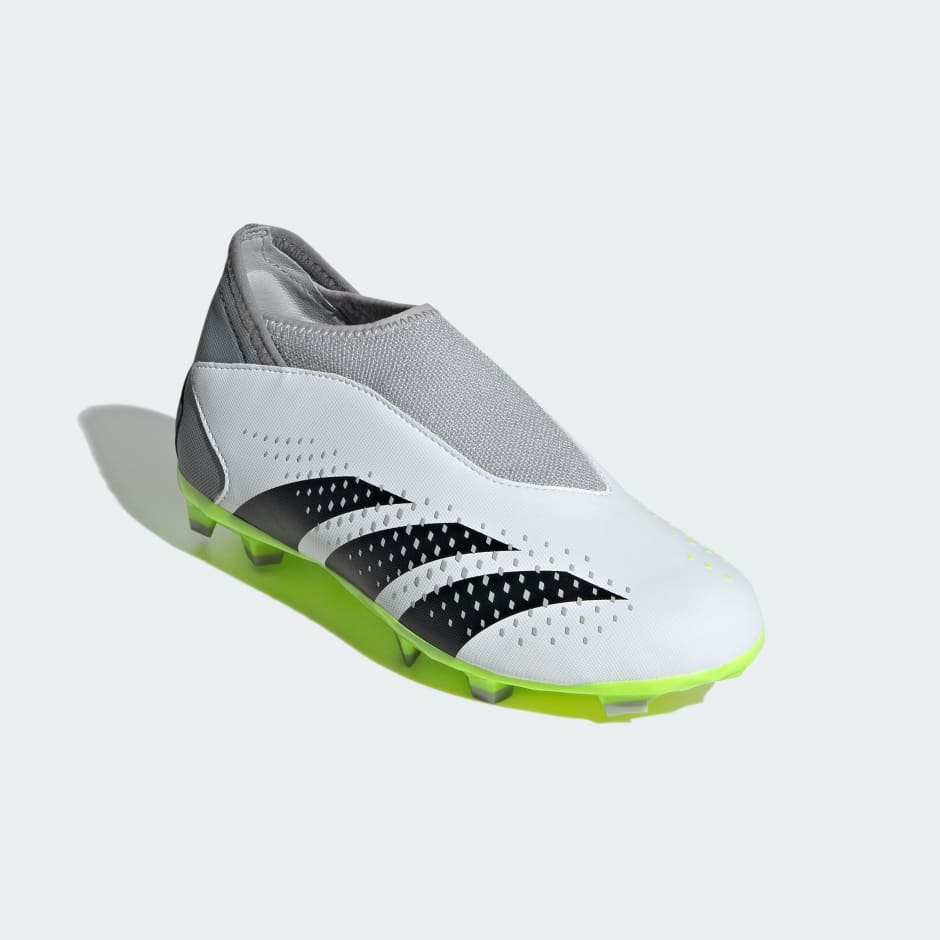 Shoes - Predator Accuracy.3 Laceless Firm Ground Boots - White | adidas ...