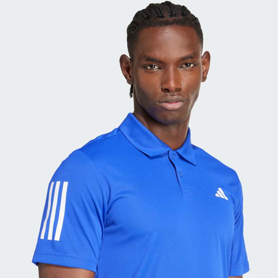 Club 3-Stripes Tennis Polo Shirt