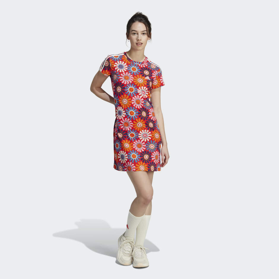 Adidas store dress floral