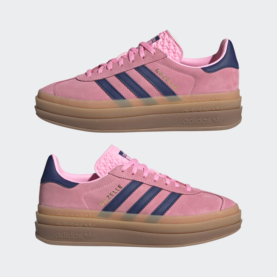 Soft feet wing onion adidas Gazelle Bold Shoes - Pink | adidas BH