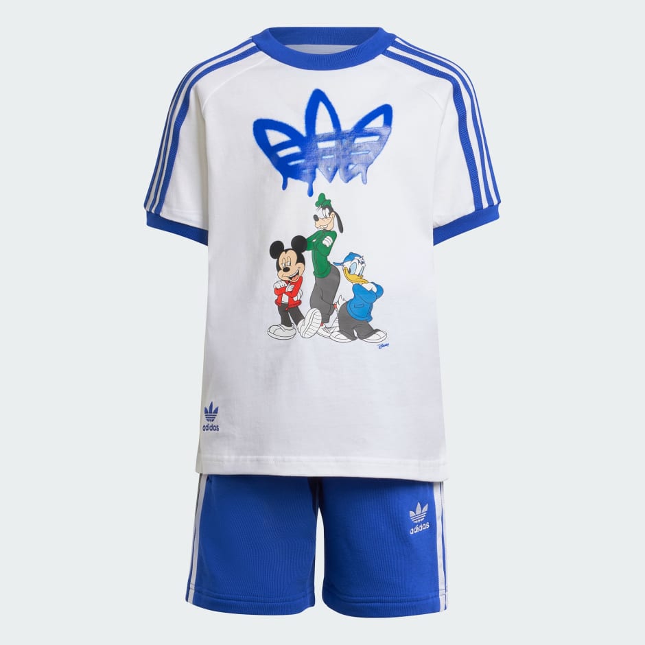 طقم للأطفال adidas x Disney Mickey Mouse Shorts Tee