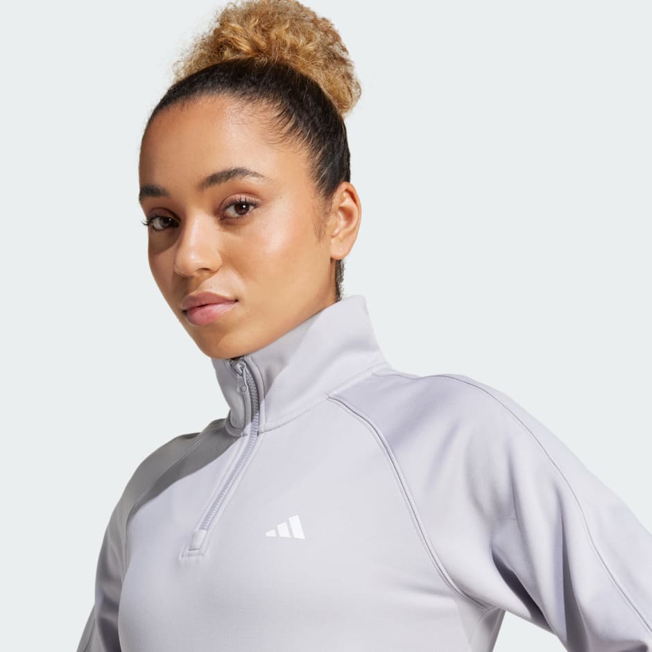 Aeroready Game & Go Quarter-Zip Fleece Top