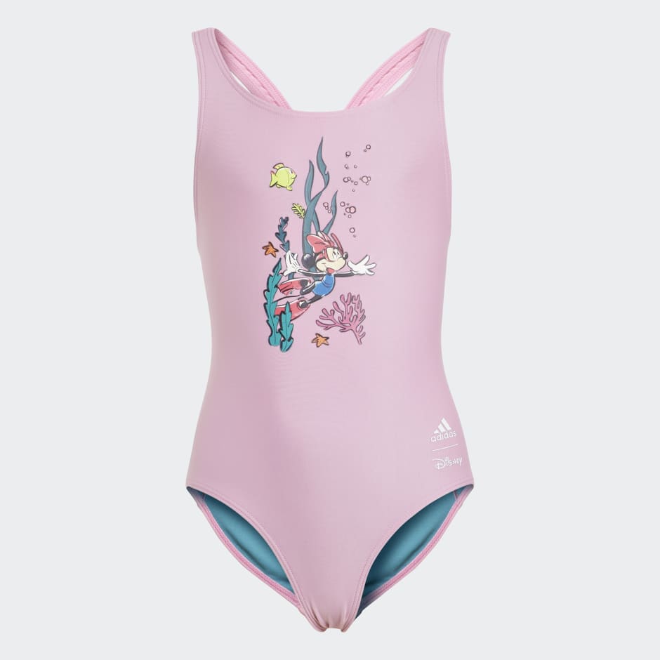 ramme brugervejledning Final Kids Clothing - Disney Minnie Underwater Adventures Swimsuit - Pink | adidas  Oman