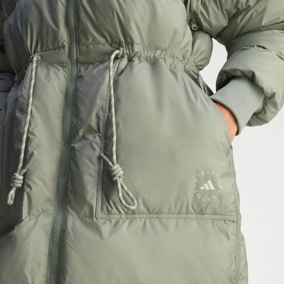 Geacă lungă de iarnă căptușită adidas by Stella McCartney