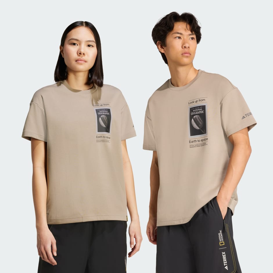 adidas National Geographic UF AEROREADY 圖案 T 恤