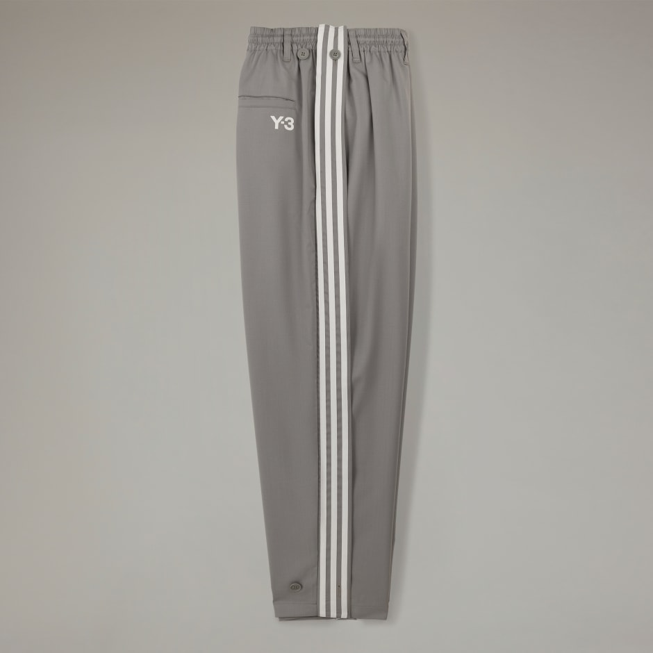 Pantaloni de trening din lână rafinată Y-3 - 3 dungi