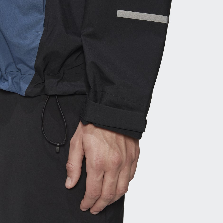 Clothing - Terrex Multi RAIN.RDY 2.5-Layer Rain Jacket - Blue | adidas ...