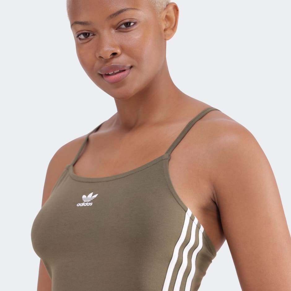 Adicolor 3-Stripes Crop Long-Sleeve Top