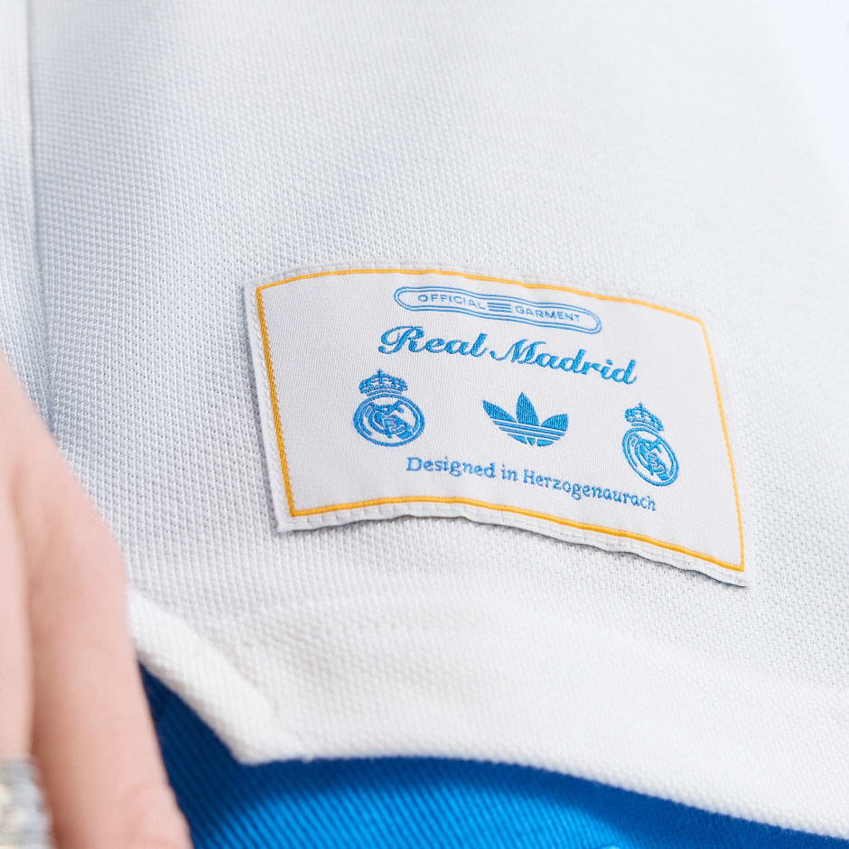 Real Madrid Terrace Icons Long Sleeve Polo Shirt