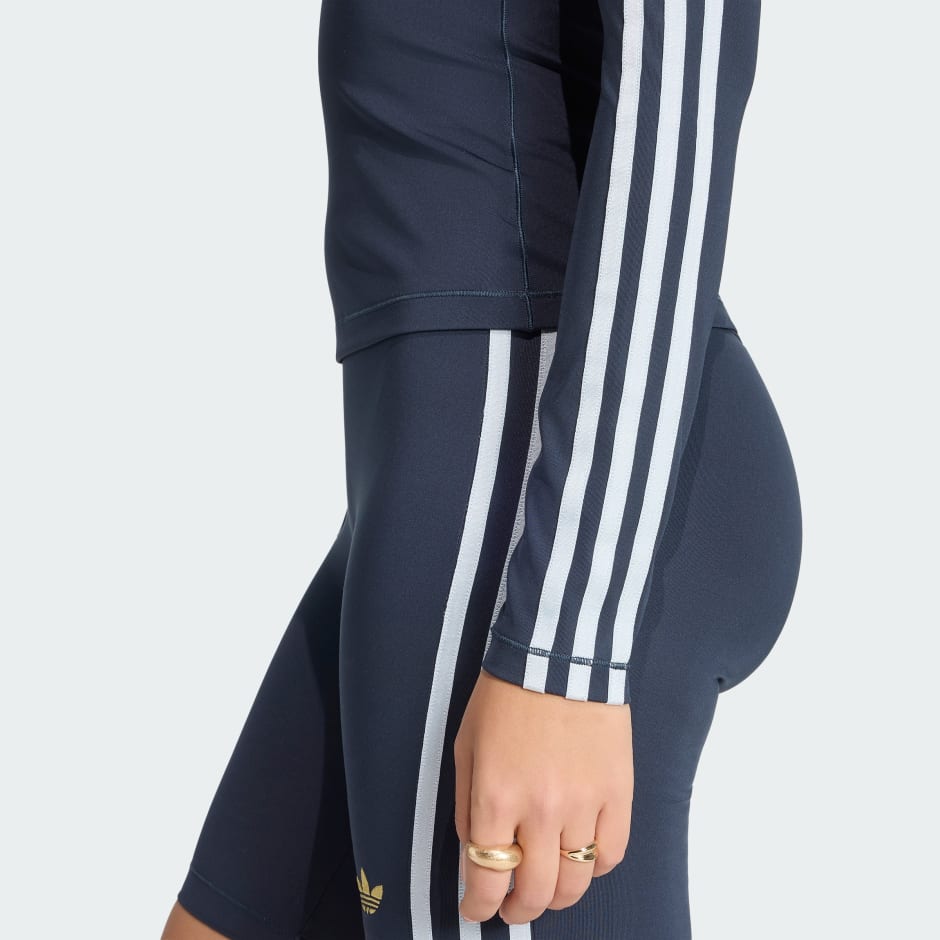 Tricou 3 STRIPES CU M&Acirc;NECĂ LUNGĂ