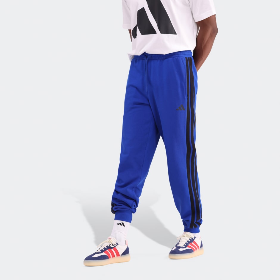 Essentials 3-Stripes Fleece Joggers