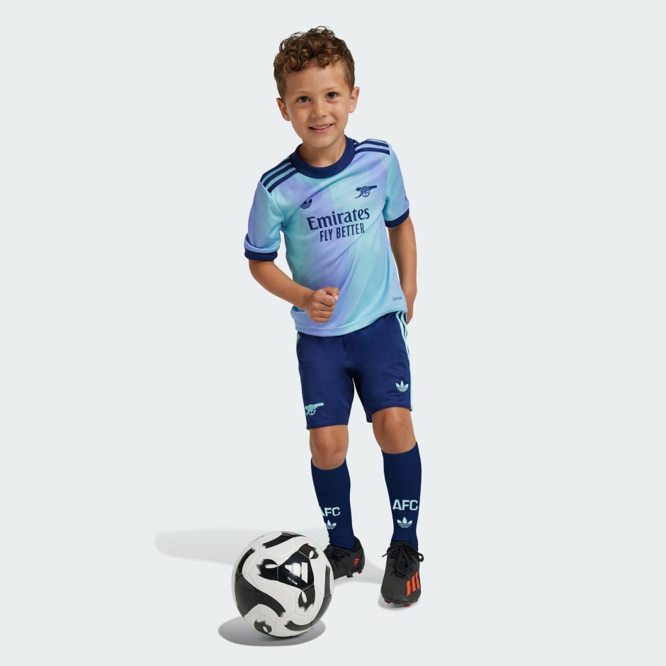 Set mini al treilea echipament Arsenal 24/25 pentru copii