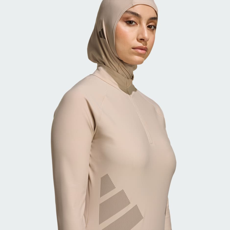 BIG BARS LONG SLEEVE SWIM TOP