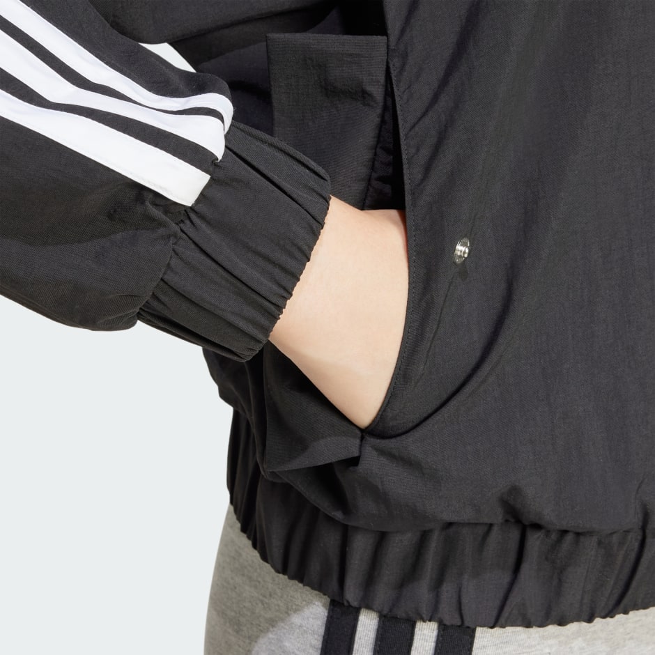 Essentials 3-Stripes Lifestyle Woven Bomber Jacket