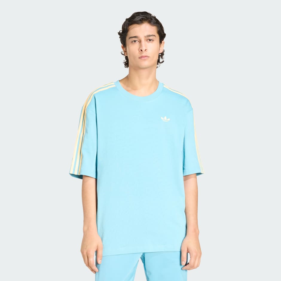 TRICOU ADICOLOR 3-STRIPES OVERSIZED