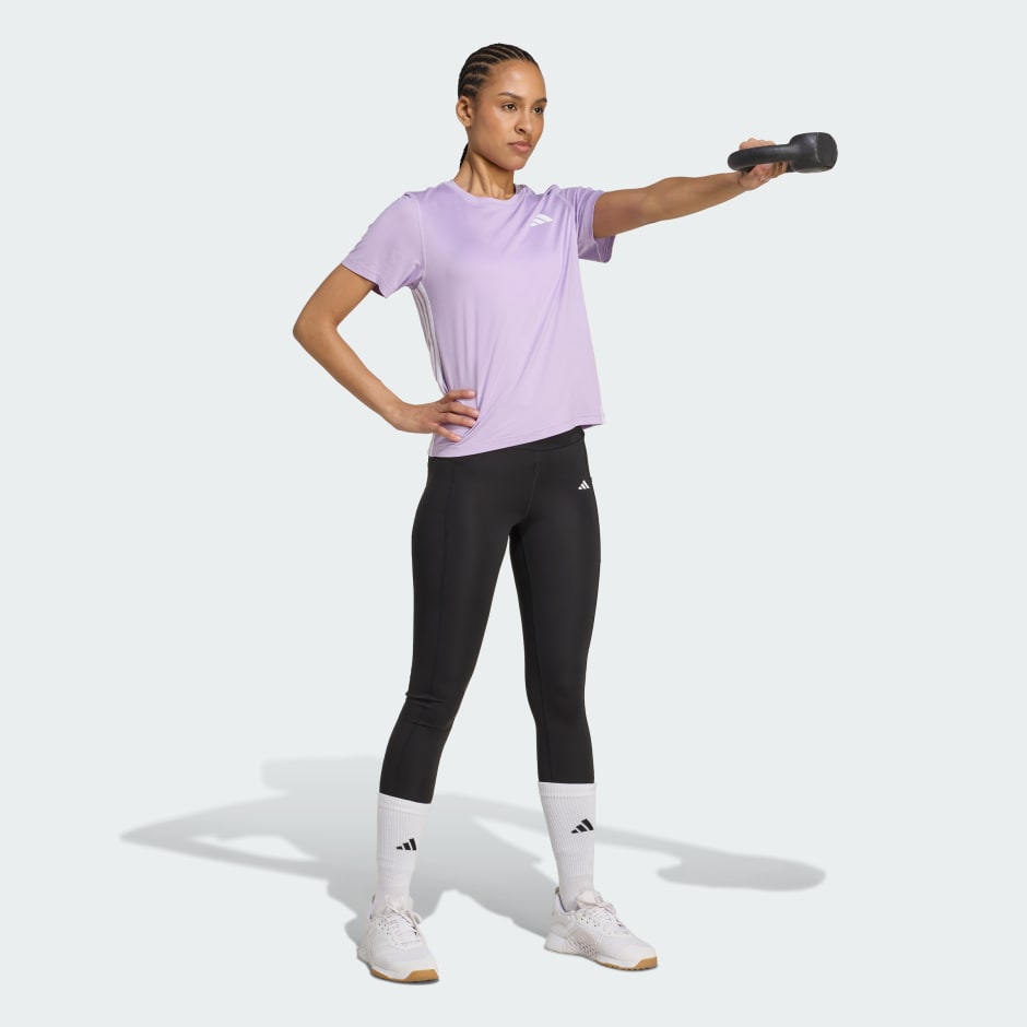 Train Essentials 3-Stripes Workout Tee