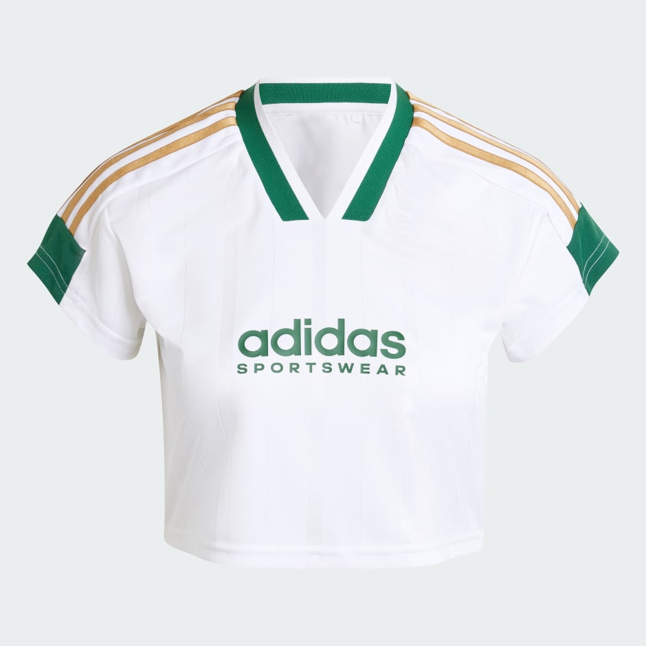 Tiro Cut 3-Stripes Crop Jersey